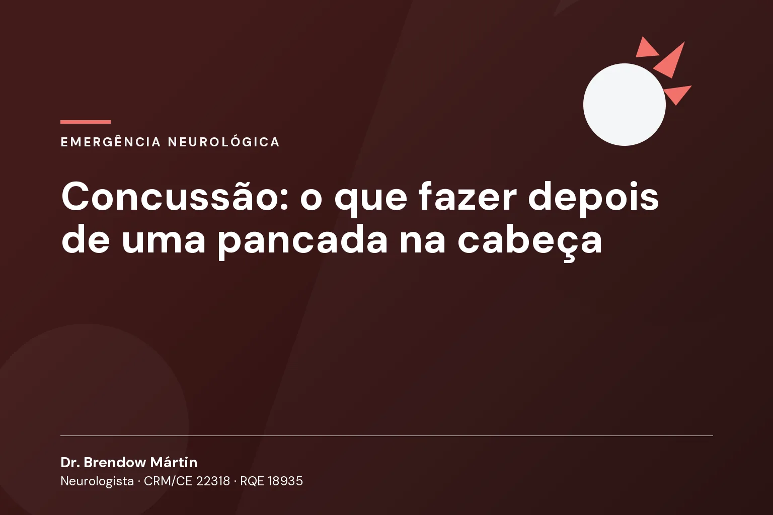 Concussão: o que fazer depois de uma pancada na cabeça