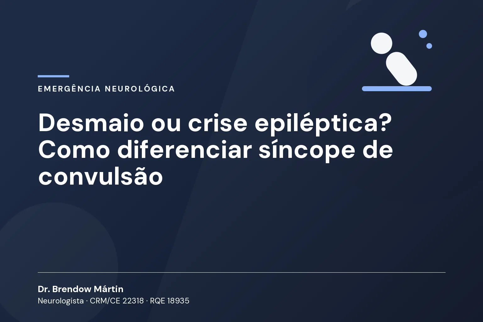 Desmaio ou crise epiléptica? Como diferenciar síncope de convulsão