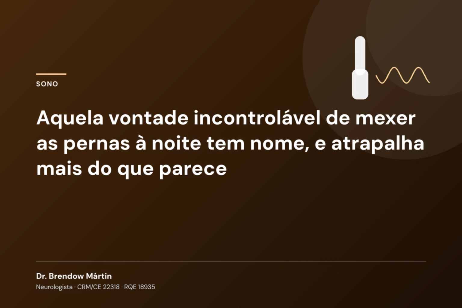 Aquela vontade incontrolável de mexer as pernas à noite tem nome, e atrapalha mais do que parece